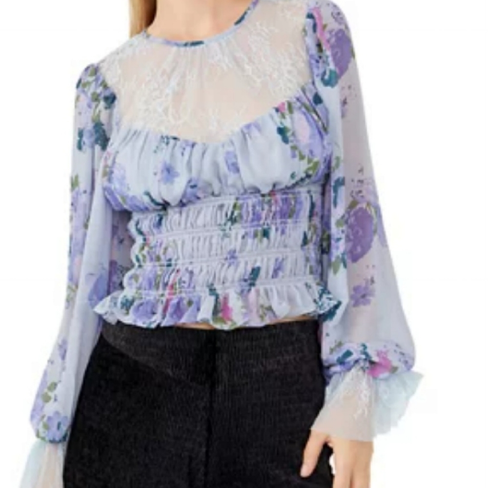 NWT Free People Daphne Blouse
